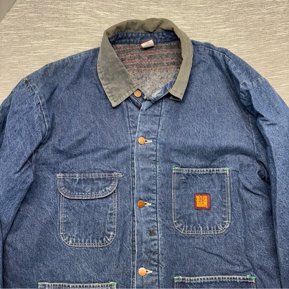 Vintage Wrangler Big Ben Denim Chore Jacket Men's Sz M/L - Picture 16 of 16
